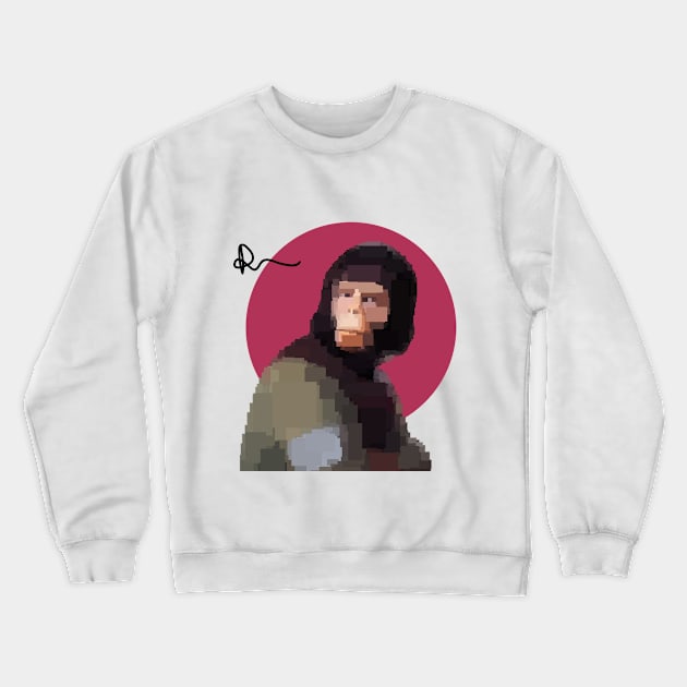 Planet of the Apes Portrate Crewneck Sweatshirt by CocoDesign